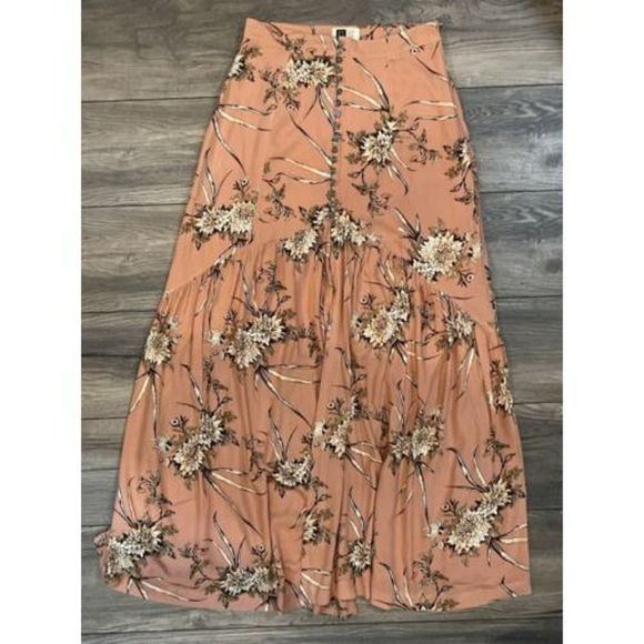 Nordstrom LIRA Natalia Maxi Skirt Asymmetrical Maxi Skirt Women’s Size Small - Picture 1 of 8